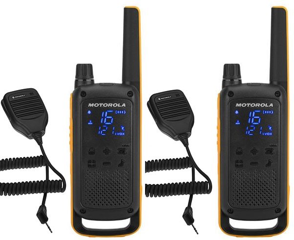 Motorola TLKR T82 Extreme, RSM Pack, žltá/čierna Vysielačky