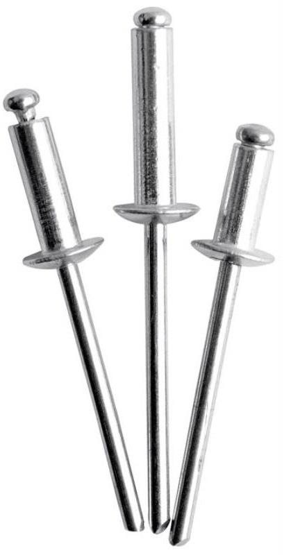 Nity hliníkové, 4,8 × 14 mm, 50 ks Trhacie nity