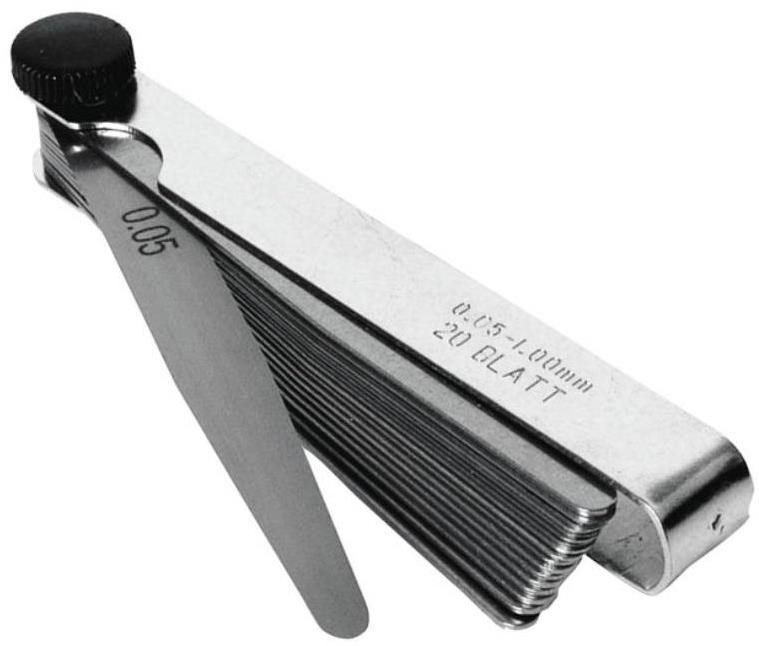 Merače spárové, 0,05 – 1 mm, 20 listov Merač
