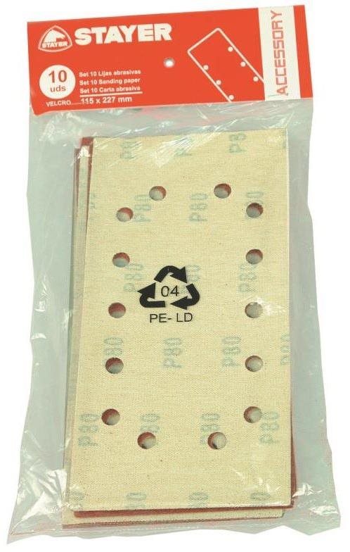 Papier brúsny k brúskam LOM 185, 93 × 186 mm – zrno 100, 10 ks,...