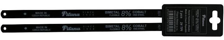 List pílový BIMETAL, 24TPI, 8 % COB, 300 mm, 2 ks, blister Pílový...