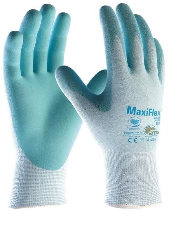 Rukavice MaxiFlex Active 34-824 veľkosť 9 Pracovné rukavice