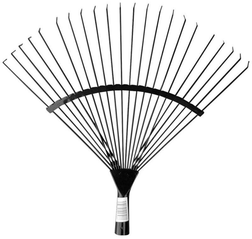 Hrable švédske kovové drôtové, bez násady, 45 cm Hrable