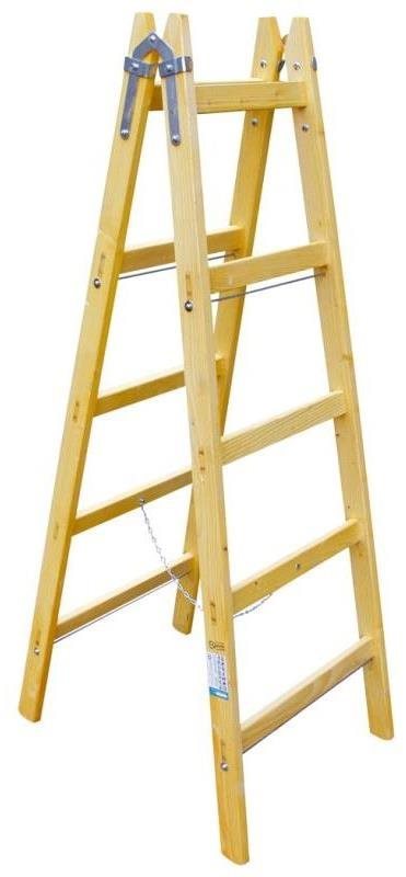 Štafle drevené, 7 priečok, L = 226,5 cm, ENPRO Dvojitý rebrík