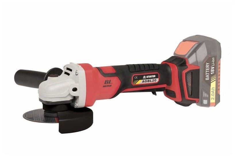 Bruska úhlová aku AGB L20 , O 115 mm, 18 V (bez baterie a...