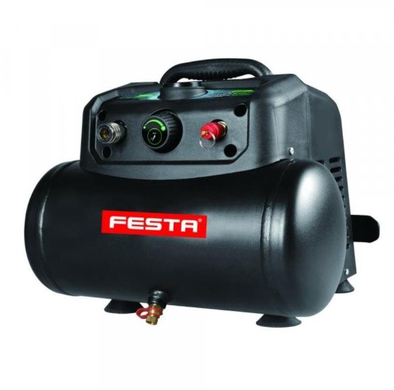FESTA Kompresor bezolejový, 6 l Kompresor
