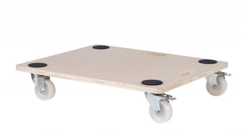 Doska transportná pre tvrdé podlahy, 59 × 49 cm, prírodná...