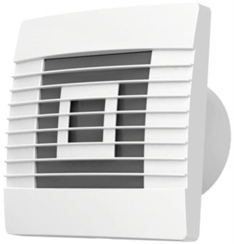 Ventilátor stenový so žalúziou, 100 mm, štandardné vyhotovenie 0917...
