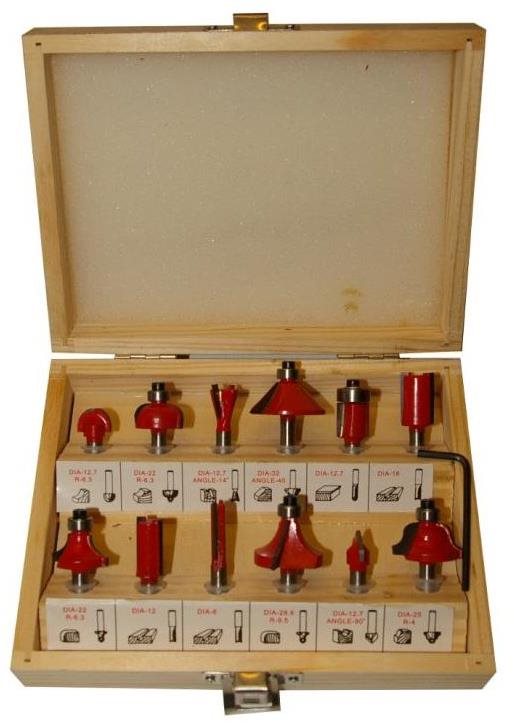 Frézy rotačné na PR 10 EK – súprava12 ks, priemer 6 mm, STAYER Fréza