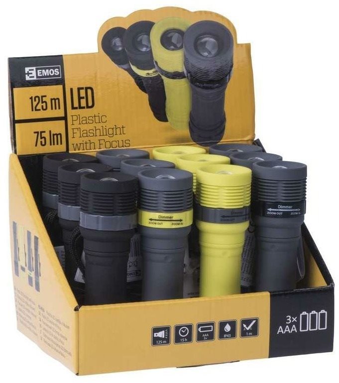 Svietidlo LED 3 W, plastové, display box Svietidlo