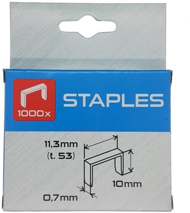 Spony box, 10 mm, 1000 ks Spony do sponkovačky