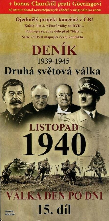 Deník 2. světové války (15. díl) - listopad 1940 - DVD Film na DVD