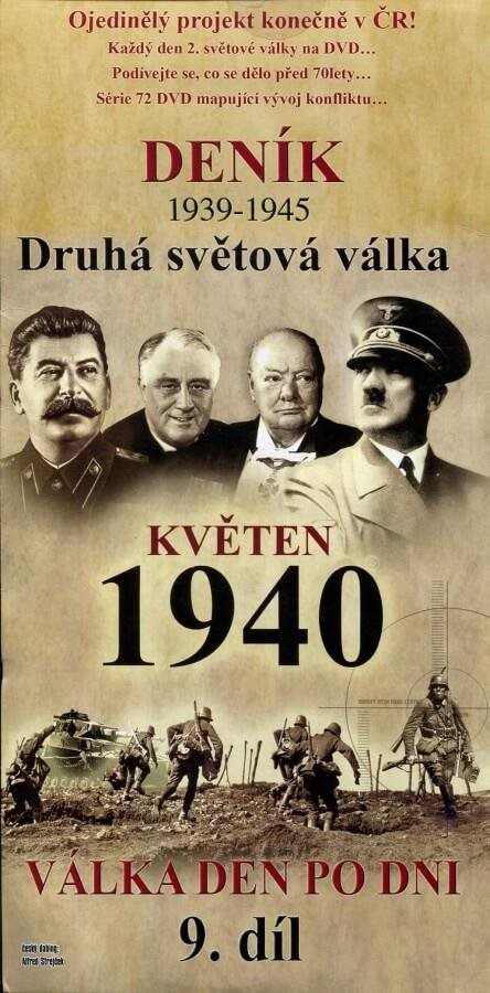 Deník 2. světové války (9. díl) - květen 1940 - DVD Film na DVD
