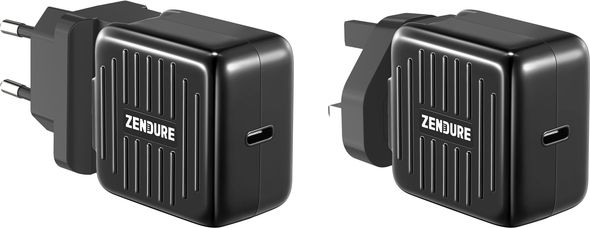 Zendure SuperPort 30W Wall Charger with US, UK, EU Plug Black AC...