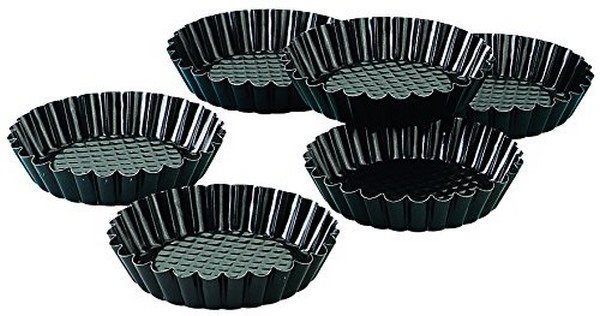 ZENKER Formičky na tartaletky 6ks BLACK METALLIC Formičky
