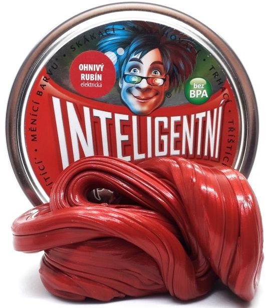 Inteligentná plastelína - Ohnivý rubín (elektrická) Modelovacia hmota