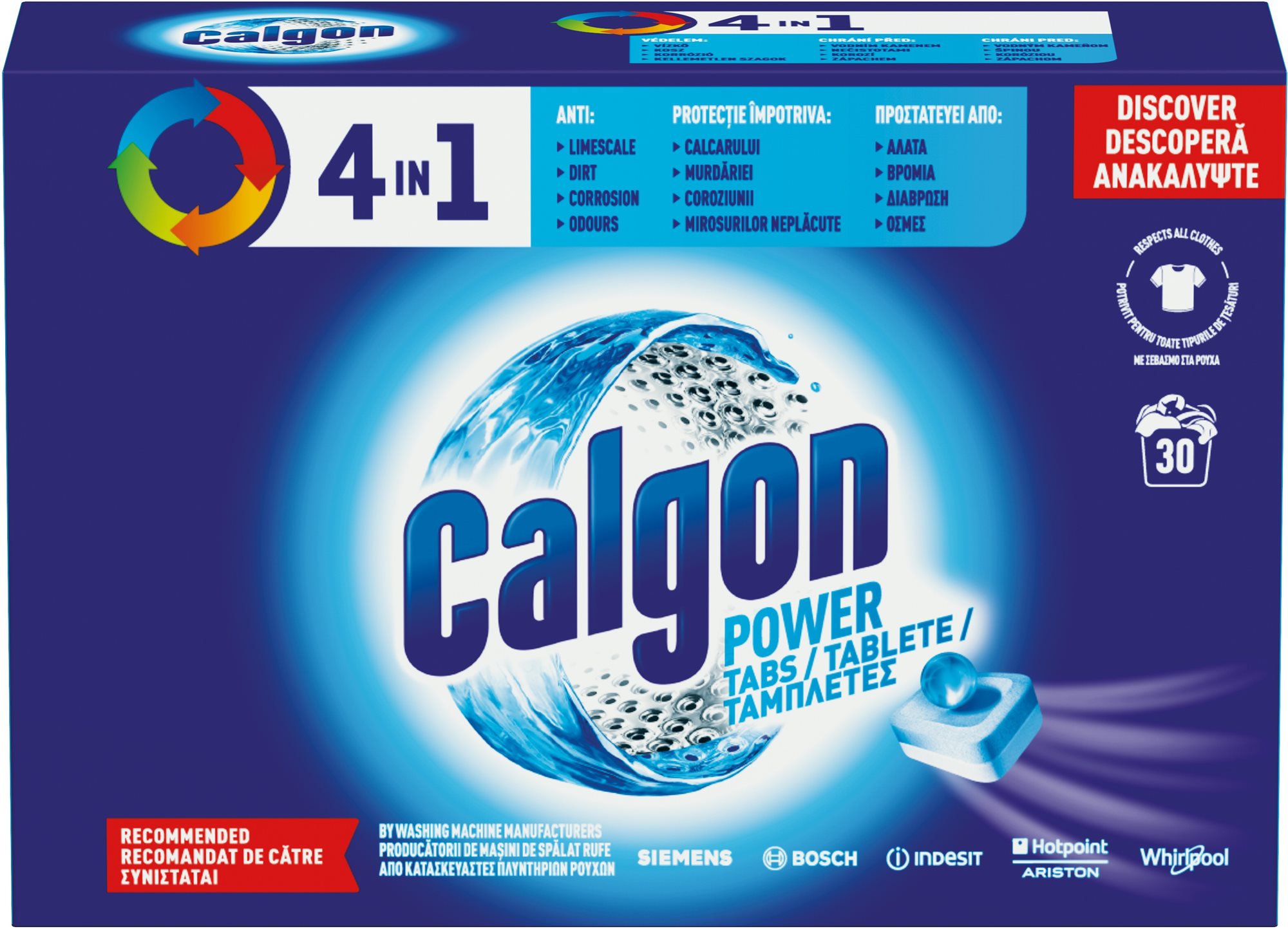 CALGON Tabs 30 ks Zmäkčovač vody