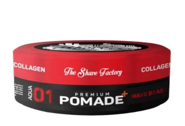 THE SHAVE FACTORY Premium Pomade – na vlasy, Wave Beast 150 ml...