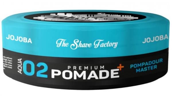 THE SHAVE FACTORY Premium Pomade – na vlasy, Pompadour Master 150...