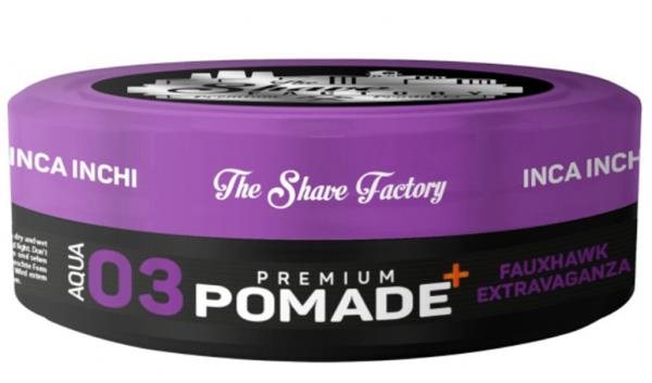 THE SHAVE FACTORY Premium Pomade – na vlasy, Fauxhawk Extravaganza...