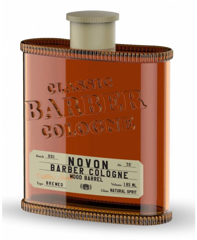 NOVON PROFESSIONAL Cologne barber kolínská voda Wood Barell 150 ml...
