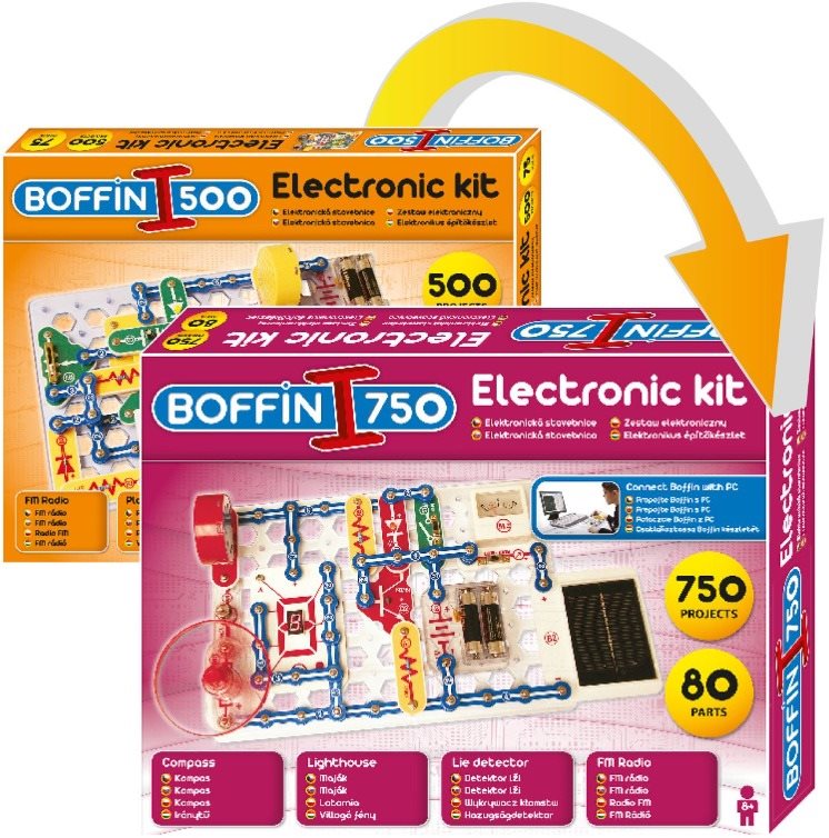 Boffin 500 - rozšíření na boffin 750 Stavebnice