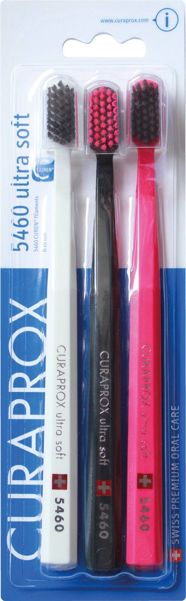 CURAPROX CS 5460 Ultra Soft Mix farieb 3 ks Zubná kefka