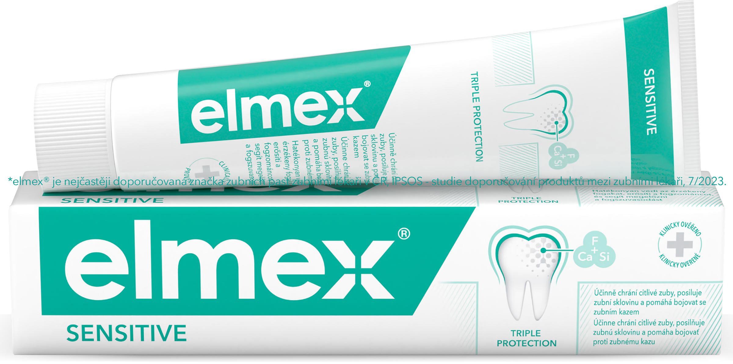 ELMEX  Sensitive s aminfluoridem 75 ml Zubní pasta