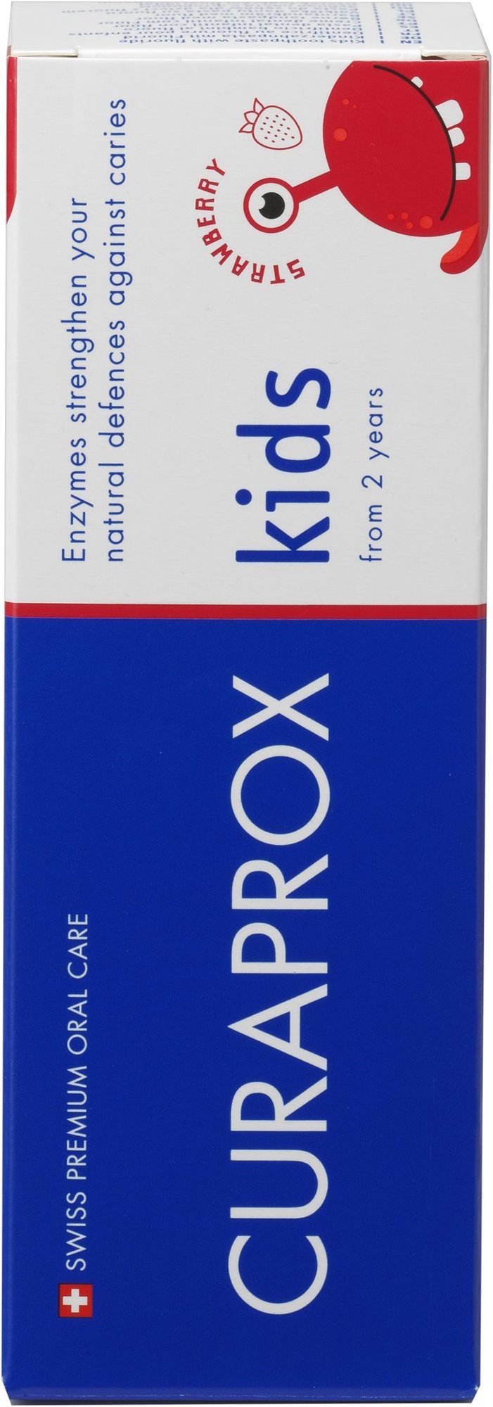 CURAPROX KIDS Zubní pasta jahodová 60 ml Zubní pasta