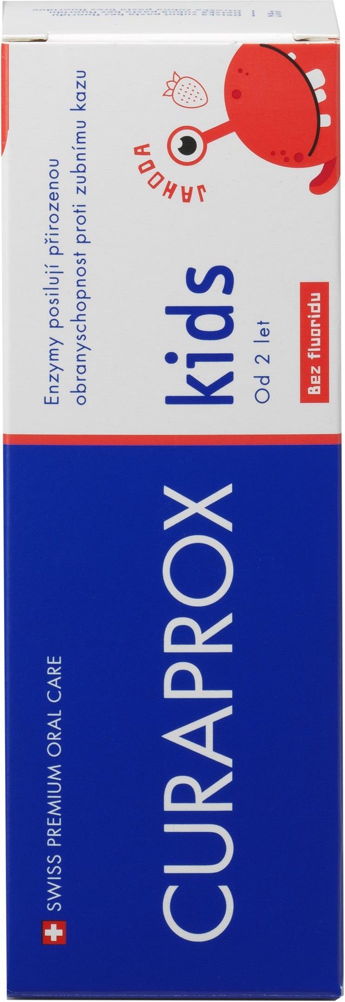 CURAPROX KIDS Zubní pasta jahodová zero 60 ml Zubní pasta
