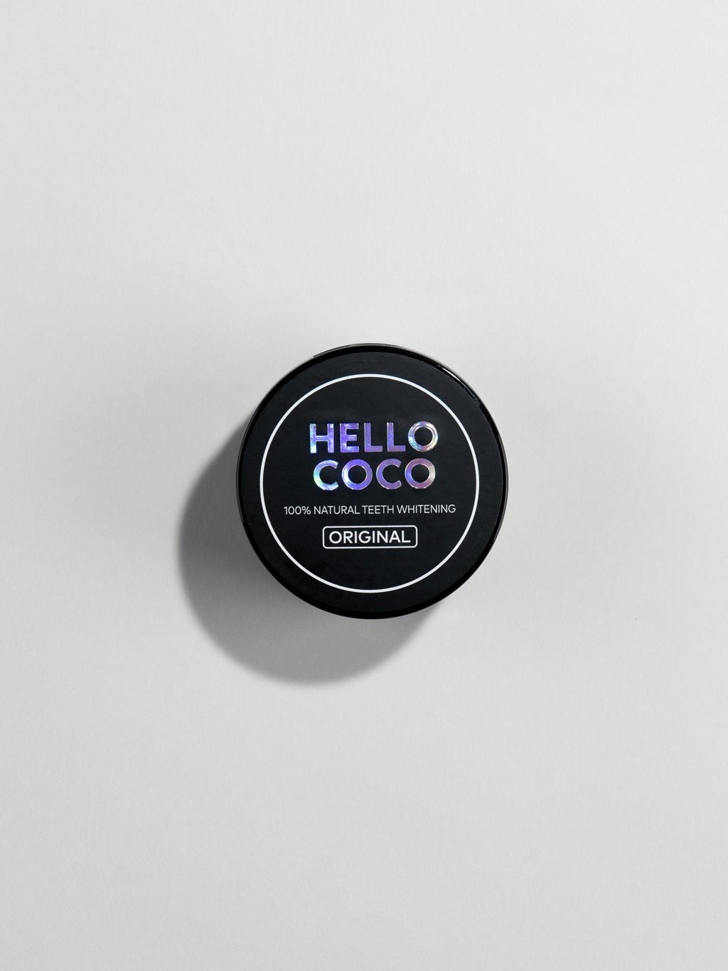 HELLO COCO Natural Activated Charcoal Original 30 g Zubná pasta