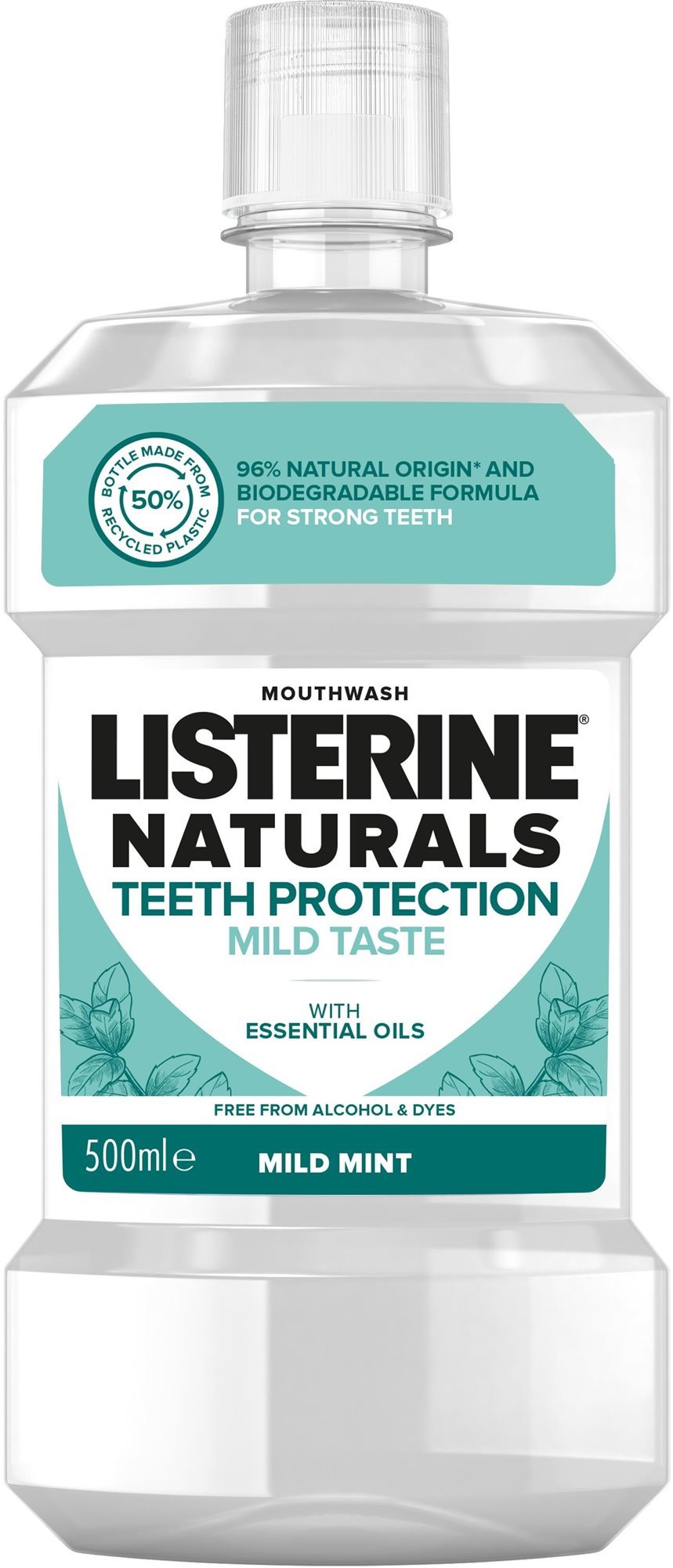 LISTERINE Naturals Teeth Protection 500 ml Ústna voda