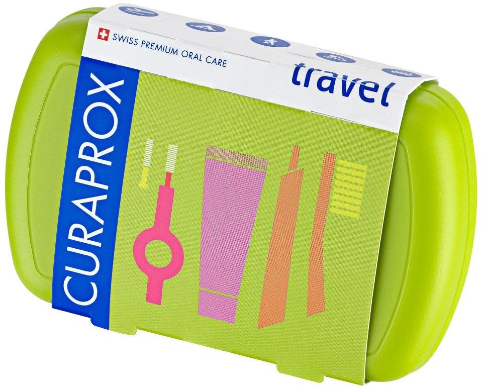 CURAPROX Travel set, zelený Sada ústnej hygieny