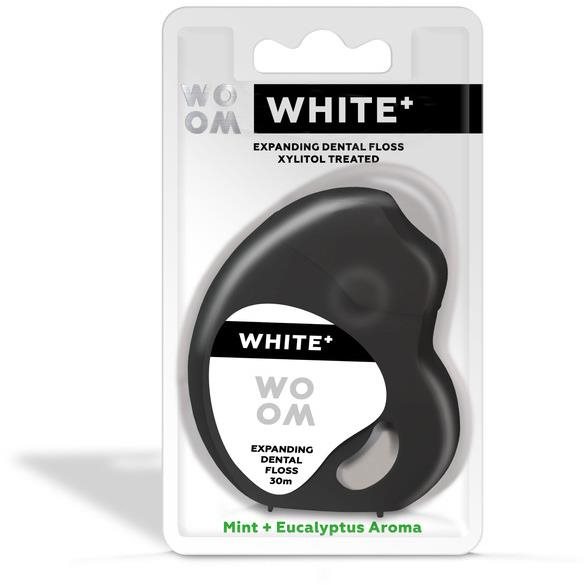 WOOM White+ expandujúca, 30 m Zubná niť