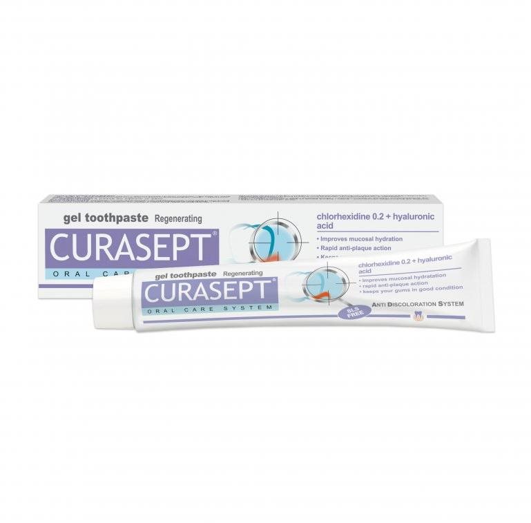 CURASEPT ADS Regenerating 0,2% CHX s kyselinou hyaluronovou 75 ml...