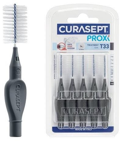 CURASEPT T33 Proxi 3,3 mm 5 ks Medzizubná kefka