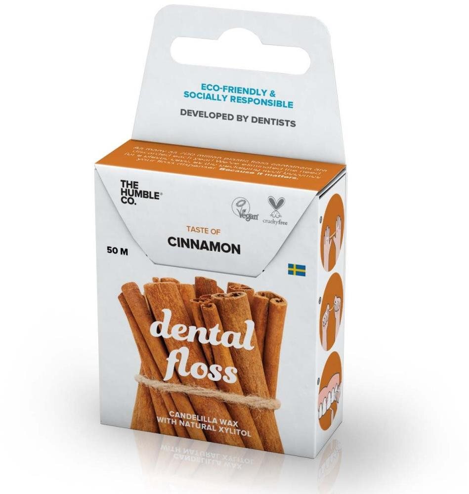THE HUMBLE CO. Cinnamon 50 m Zubná niť