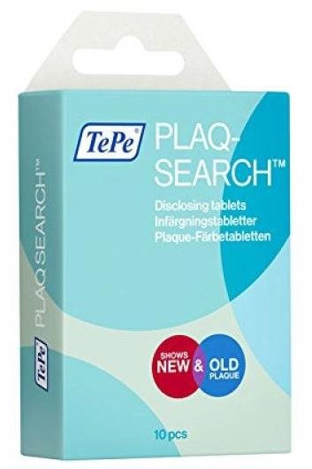 TEPE PlaqSearch, indikácia plaku, 10 ks Sada ústnej hygieny
