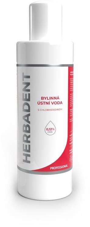 HERBADENT Professional bylinná ústna voda s CHX 240 ml Ústna voda