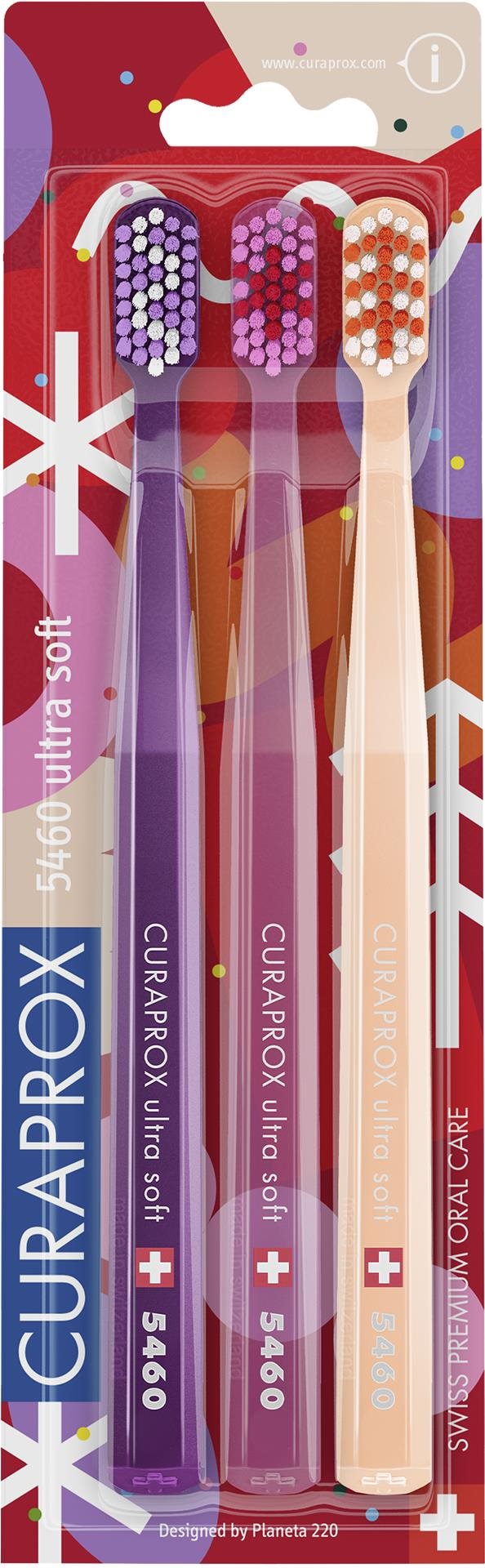 CURAPROX CS 5460 Ultra Soft Čarovná edícia 3 ks Zubná kefka
