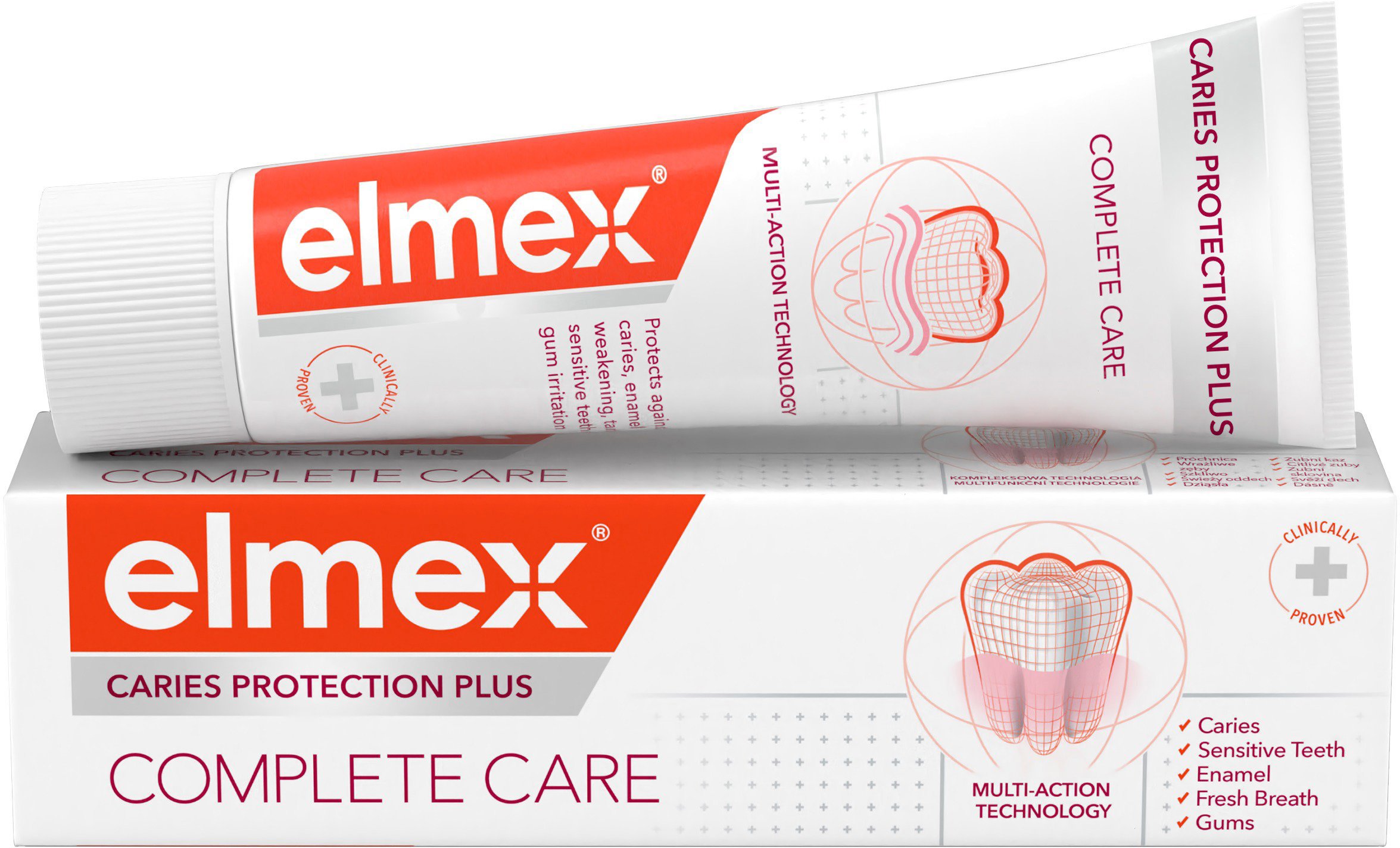 ELMEX Caries Plus Complete Protection 75 ml Zubná pasta