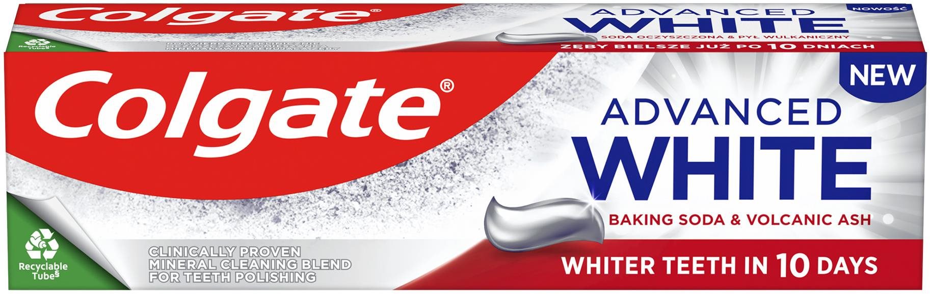 COLGATE Advanced White Baking Soda & Vulcanic Ash 75 ml Fogkrém