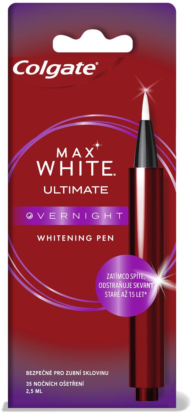 COLGATE Max White Overnight Fogfehérítő toll 2,5 ml Fogfehérítő