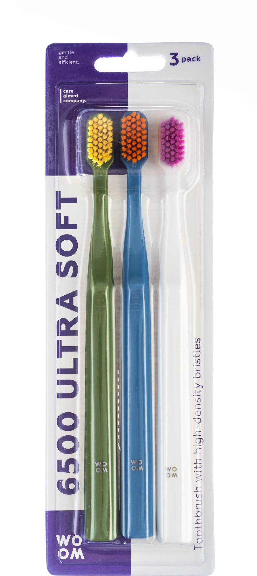 WOOM 6500 Ultra Soft, 3 ks Zubní kartáček