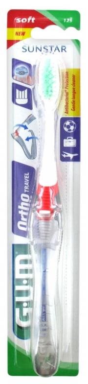 GUM Ortho Travel 125 Soft Zubná kefka
