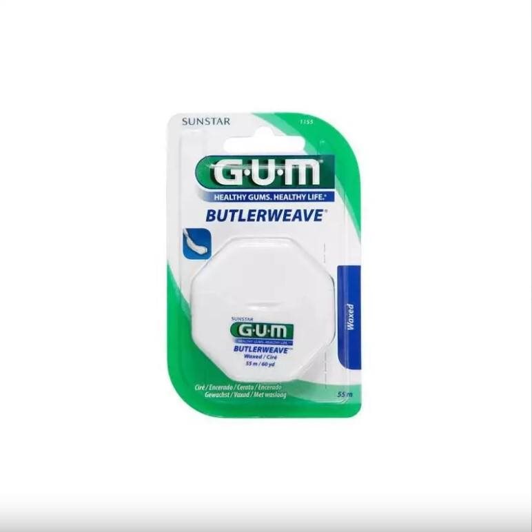 GUM Butlerweave 1155 voskovaná dentálna niť 55 m Zubná niť
