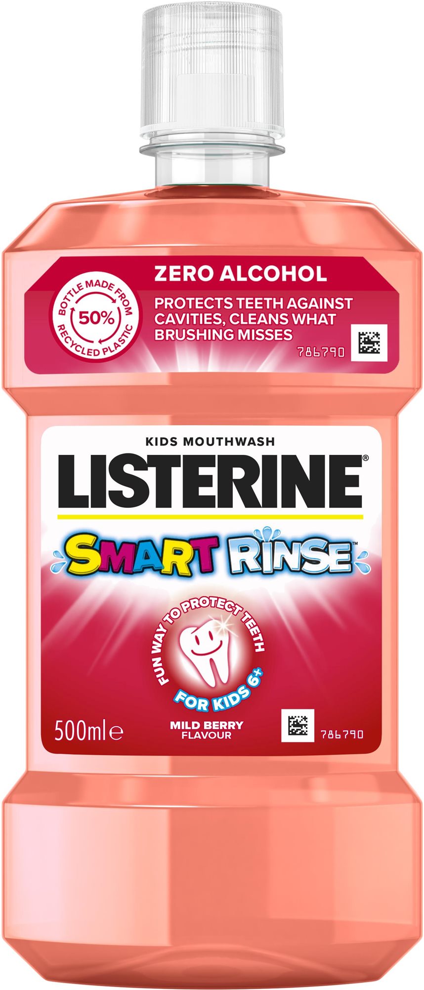 LISTERINE Smart Rinse Kids Berry 500 ml Szájvíz