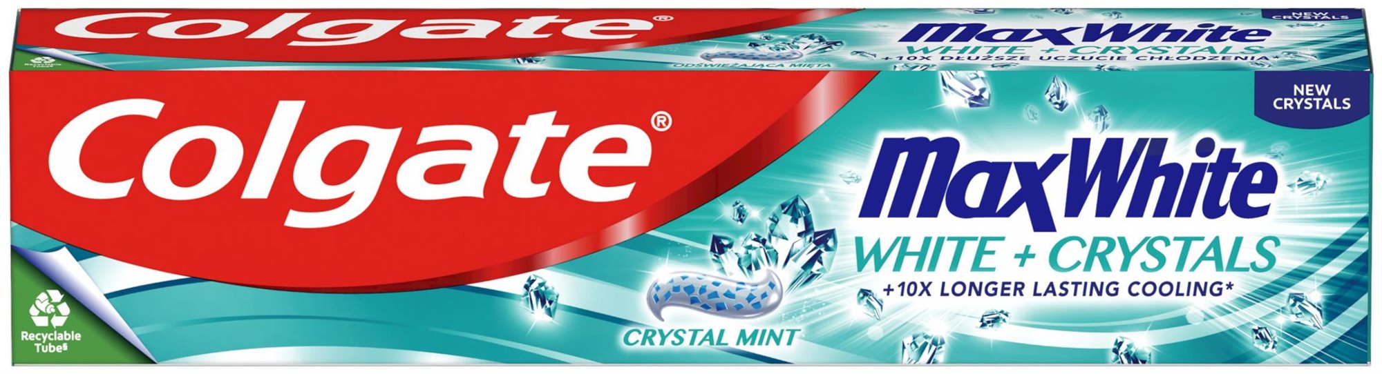 Colgate MaxWhite White+Crystals 125 ml Fogkrém