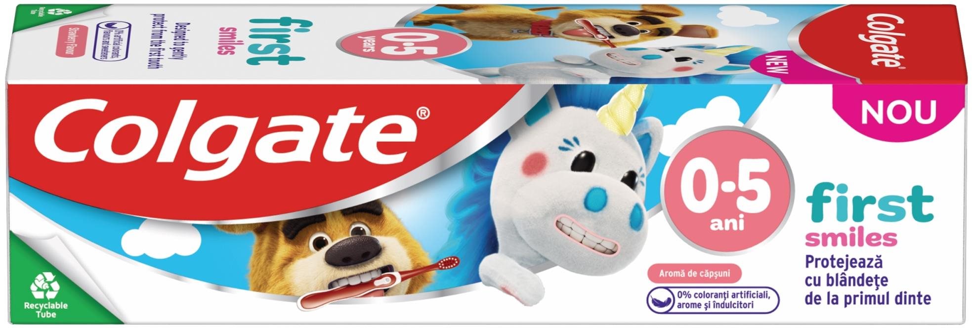 COLGATE Kids First Smiles 0-5 let 50 ml Zubní pasta