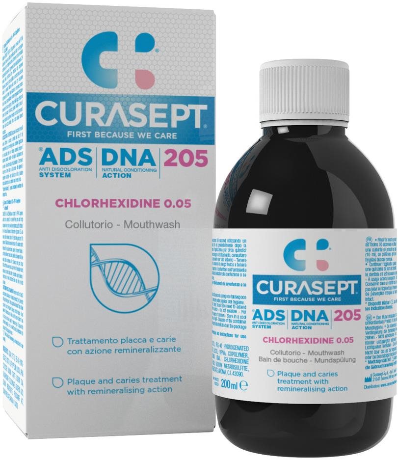 CURASEPT ADS DNA 205, 200 ml Ústna voda
